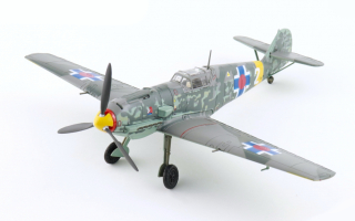 Bf-109E Luftwaffe 13. (Slovak)/JG 52, "biela 2", Ján Režňák, Krasnodar, ZSSR 1943